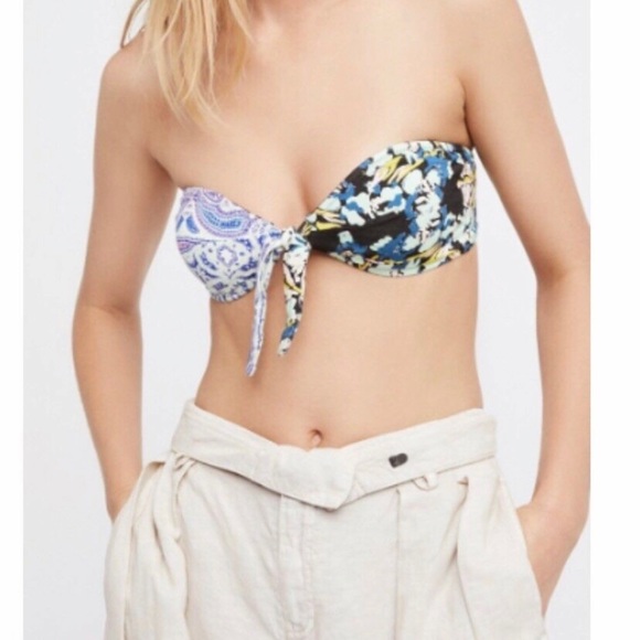 Free People Top Bralette Crop Sweet Heart Festival - Picture 2 of 8